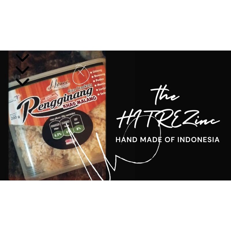 

the HITREZinc Rengginang sultan