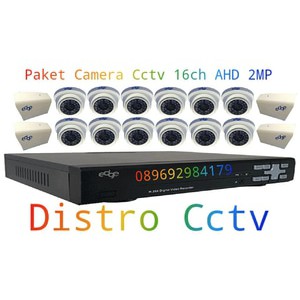 Paket Camera Cctv 16ch AHD 2MP EDGE