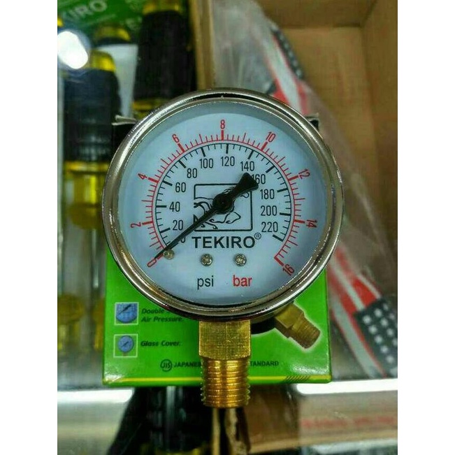TEKIRO" UKUR TEKANAN 2.5" 16 bar/ PRESSURE GAUGE