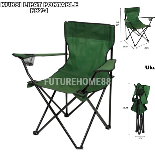 Kursi Lipat Outdoor Kursi Lipat Portable FSY-1 Kursi Camping Kursi Mancing Bangku Lipat Bangku Camping - FW88