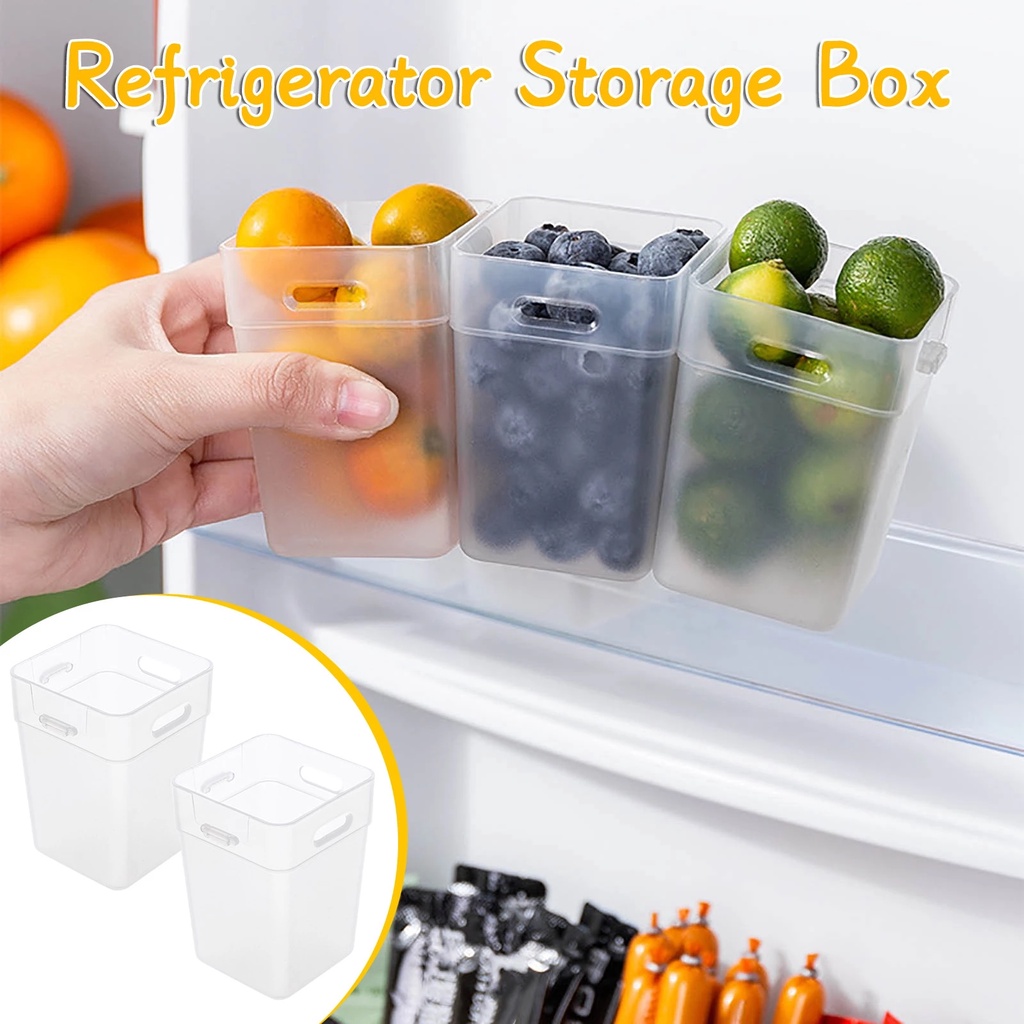 Kotak Penyimpanan Buah Model Jepret Tebal Untuk Pintu Kulkas