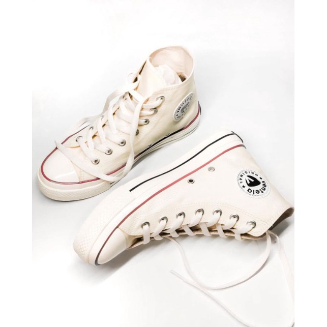 Sepatu Ventela Cream 70s High &amp; Low [ Ventela Original 100% ]