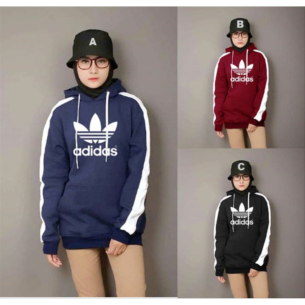 Jaket Hoodie Wanita Adidas Firebird