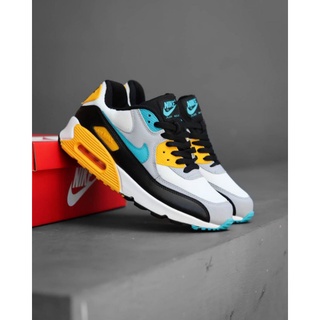 white black and teal air max