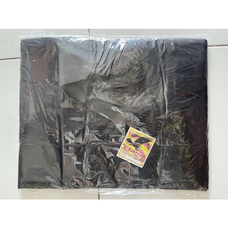 Kantong Plastik cap Elang ukuran 46cm warna hitam (Isi 50 lembar)