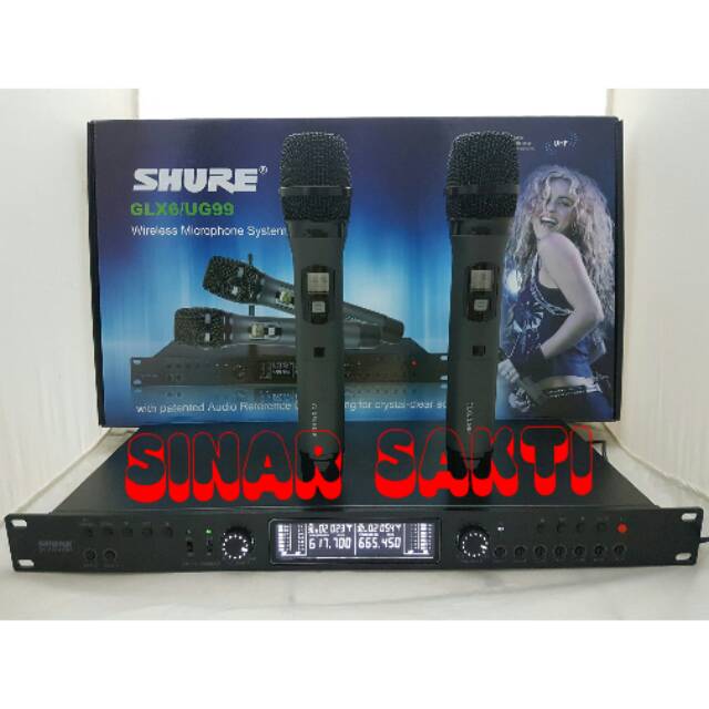 MIC WIRELESS SHURE GLX 6/UG 99 ( MULTI CHANNEL )