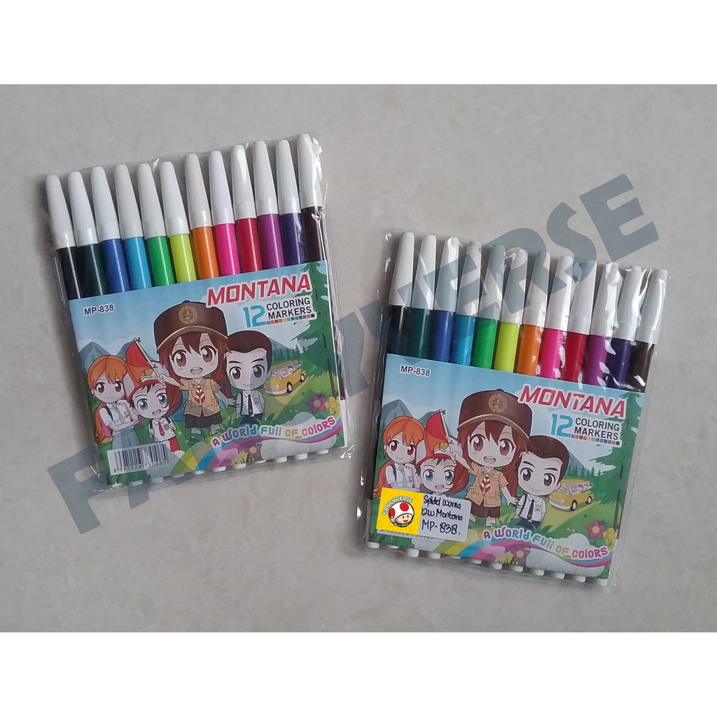 

Spidol Warna MP-838 12W / Ballpoint Ball Pen Pulpen Pena