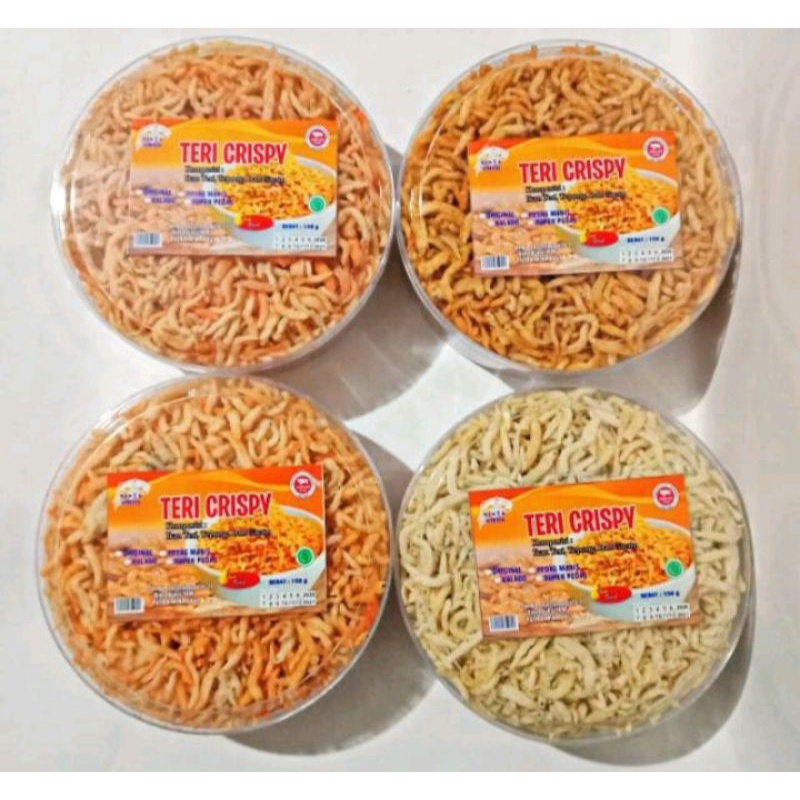 

TERI CRISPY SUPER ENAK DAN GURIH 150gram