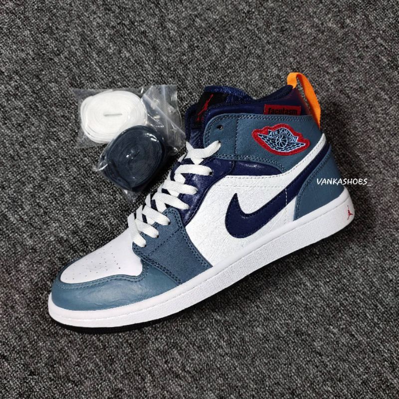 SEPATU NIKE AIR JORDAN 1 MID SE FACETASM FEARLESS