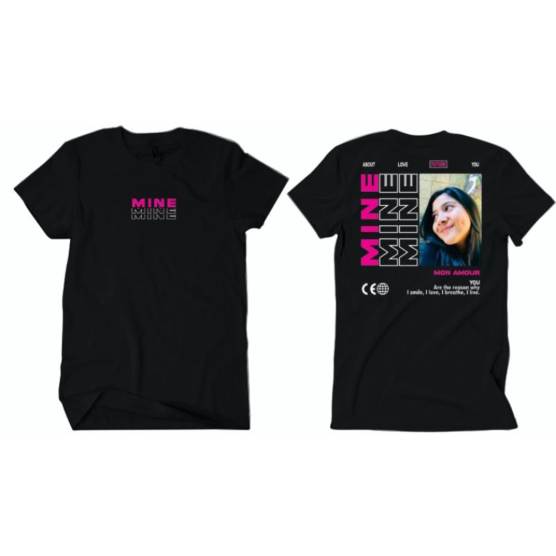 KAOS CUSTOM FOTO AESTHETIC MURAH DISTRO TSHIRT AESTHETIC