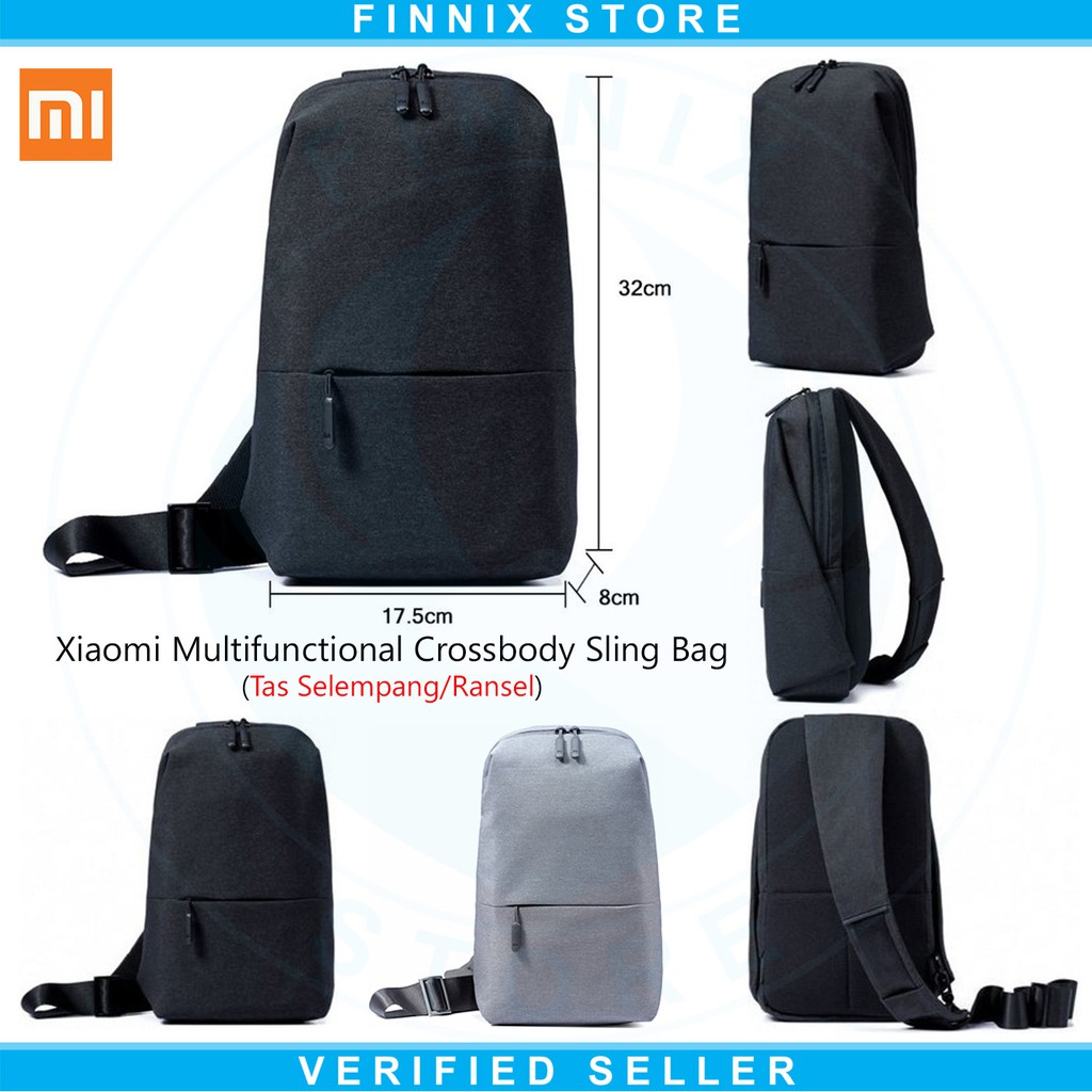 Xiaomi Multifunctional Crossbody Sling Bag Tas Selempang Xiaomi Multifunctional Crossbody Sling Bag Tas Selempang