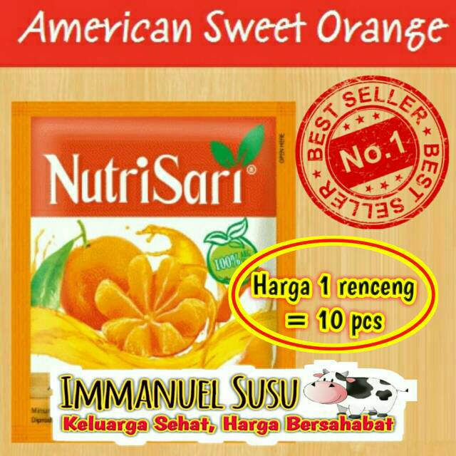 

Nutrisari American Sweet Orange