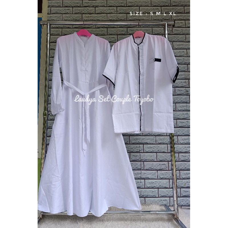 Gamis Toyobo Polos Couple Dewasa