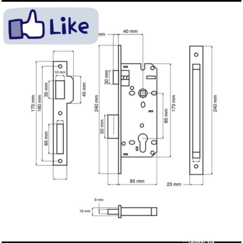 Kunci handle pintu besar silinder putar knop minimalis set,kunci pintu putar knop handle pintu set kunci pintu besar 25 cm