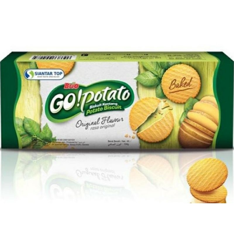 BRIO GO POTATO BISKUIT KENTANG KEMASAN BOX 104 gram
