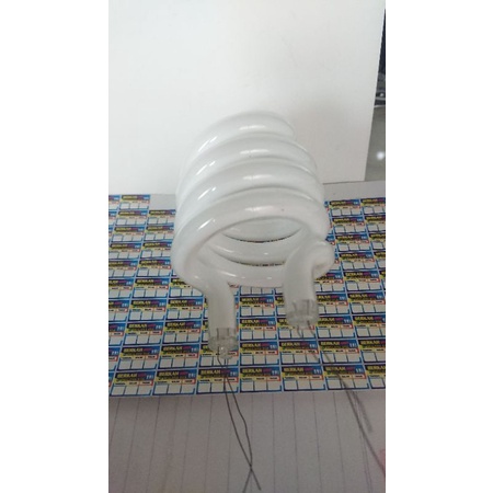 kaca lampu spiral triband 23w plus bublewarp
