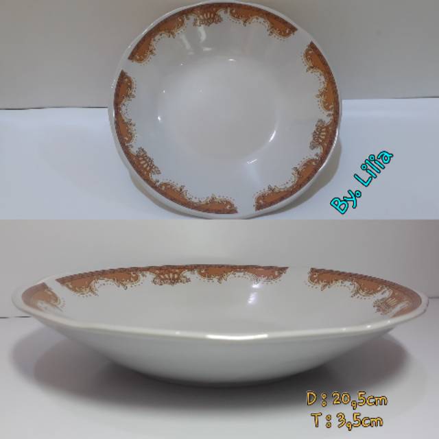 Piring Mahkota By. Lilia (3pcs)