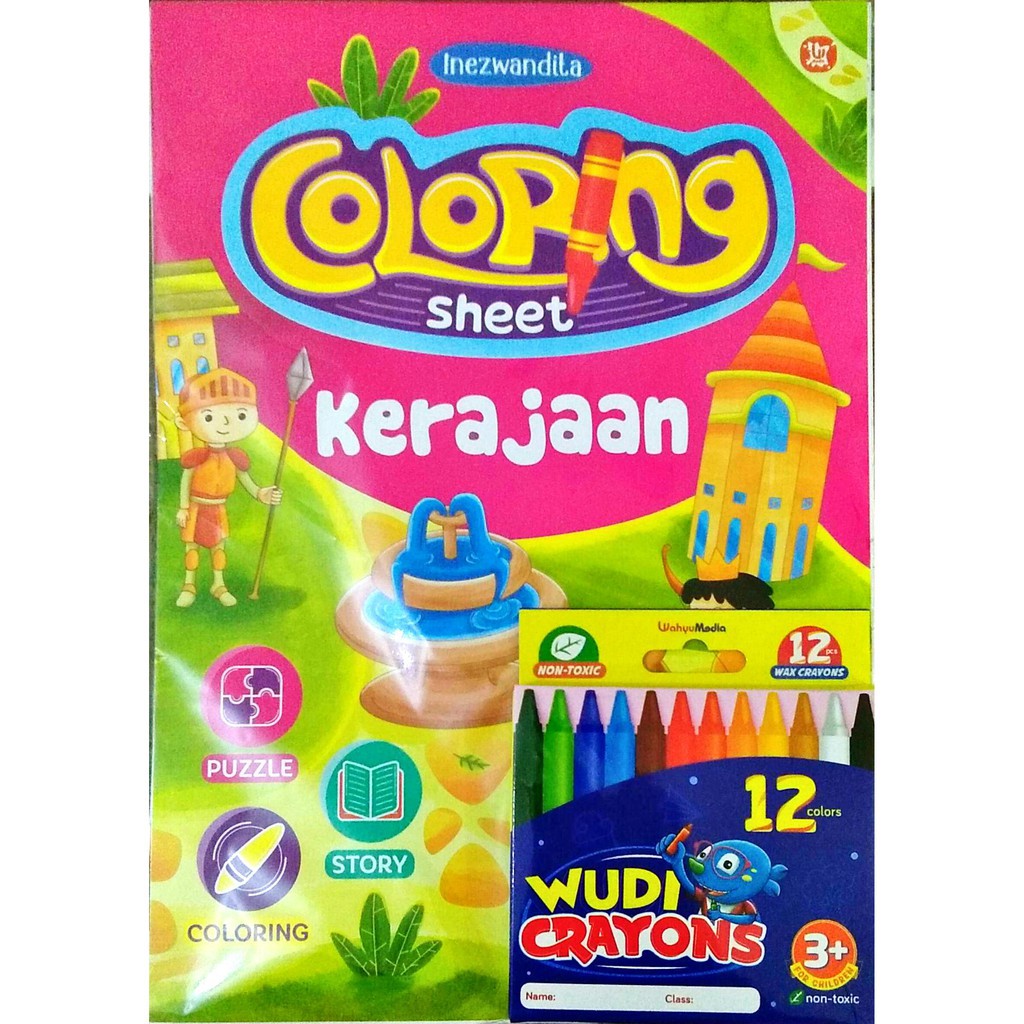 

COLORING SHEET KERAJAAN FREE CRAYON