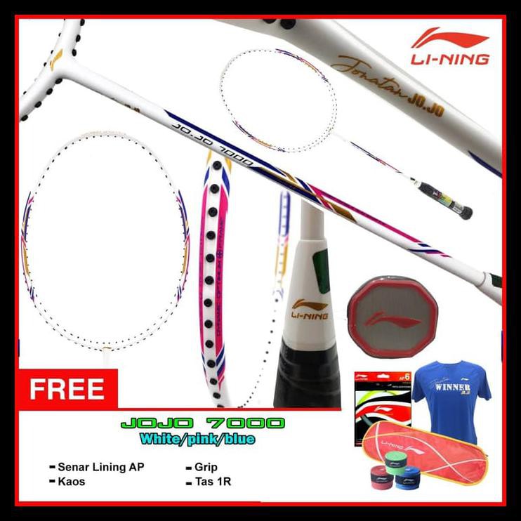 BIG SALE LINING JOJO 7000 RAKET BADMINTON ORIGINAL
