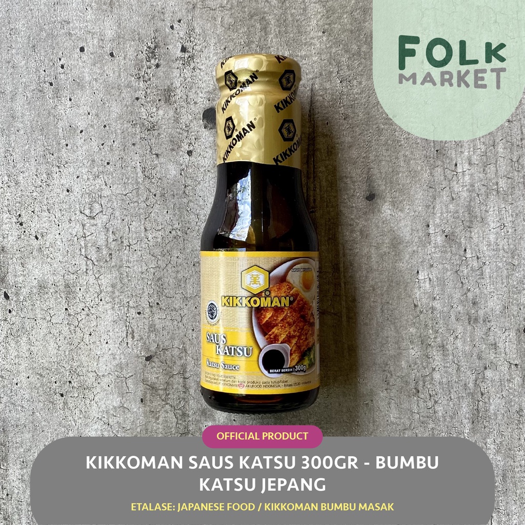 Jual KIKKOMAN Katsu Sauce 300ml Bumbu Saus Katsu Jepang 300gr