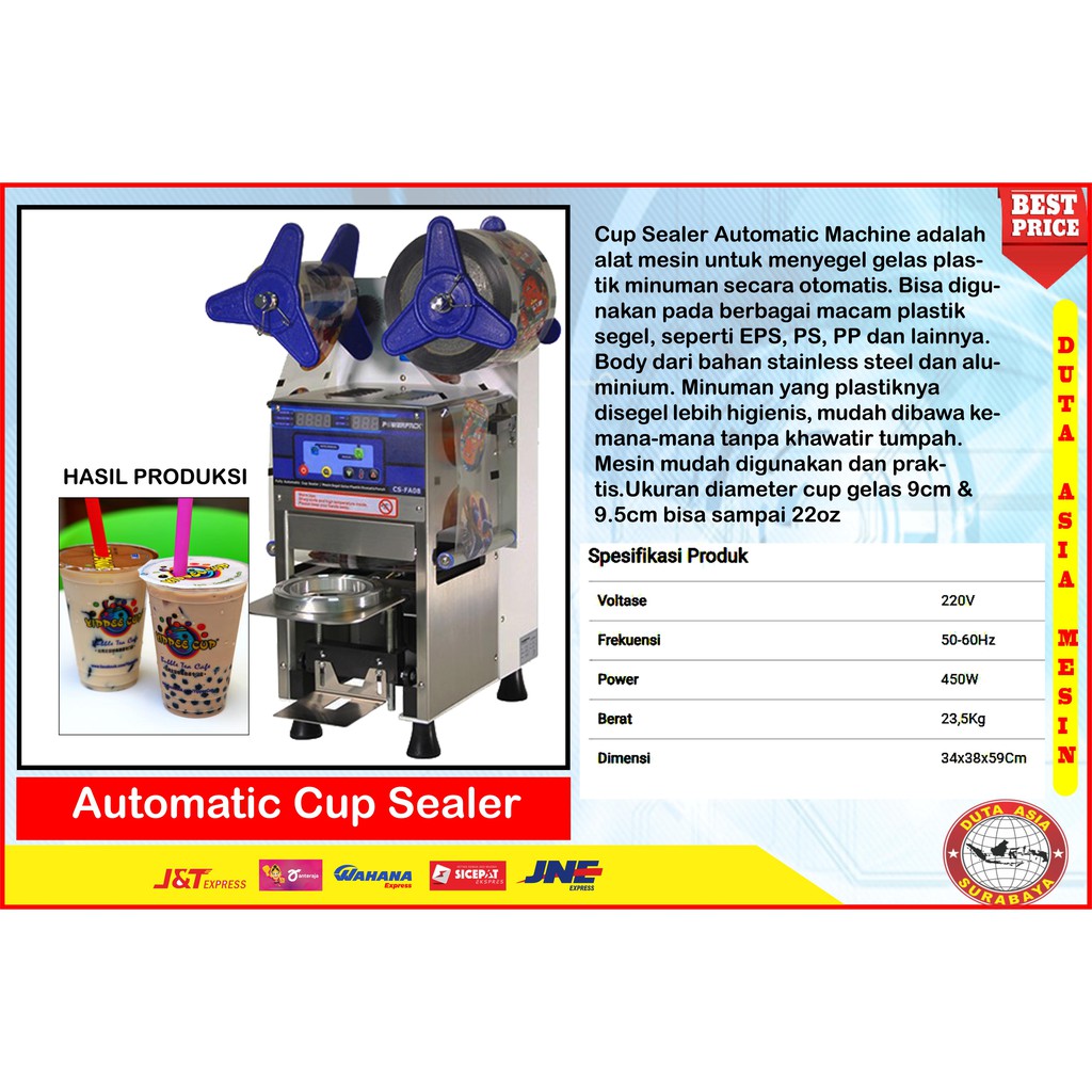 MESIN CUP SEALER OTOMATIS