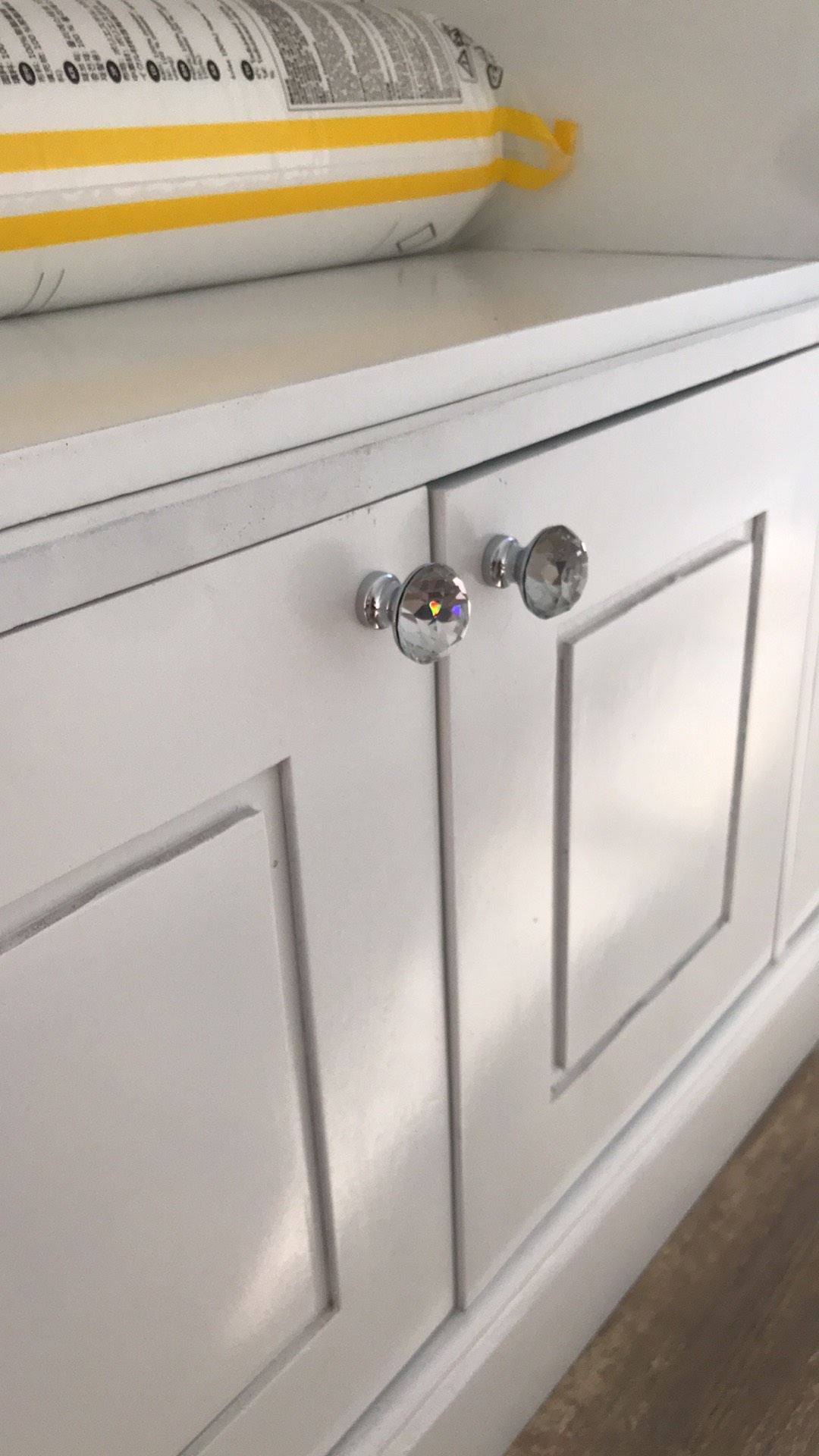 Tarikan Diamond Kristal Mewah / Tarikan Lemari Atau Laci 205 L