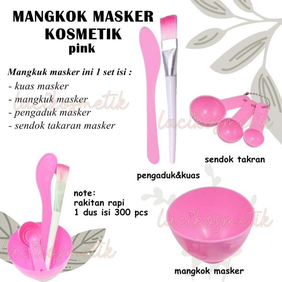 ✨LACIKOSME✨ SET MANGKOK MASKER KOSMETIK / SET MASK BOWL