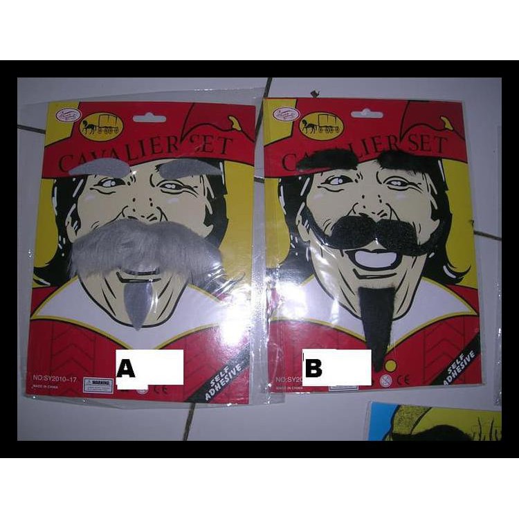 KUMIS PALSU DENGAN ALIS DAN JENGGOT TEMPEL BOOM SALE