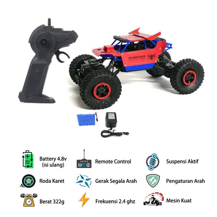 Mainan Mobil Remot Kontrol Offroad RC Mobil Super High Speed Mesin Top - N1