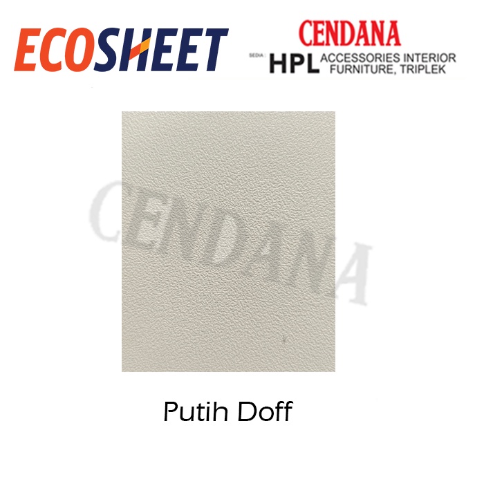 Ecosheet PVC Sheet Putih Doff