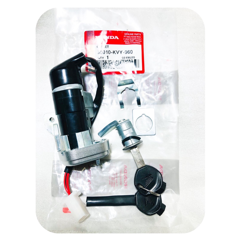 KUNCI KONTAK KEY SET KEYSET BEAT KARBU KVY MURAH BARU ORI AHM