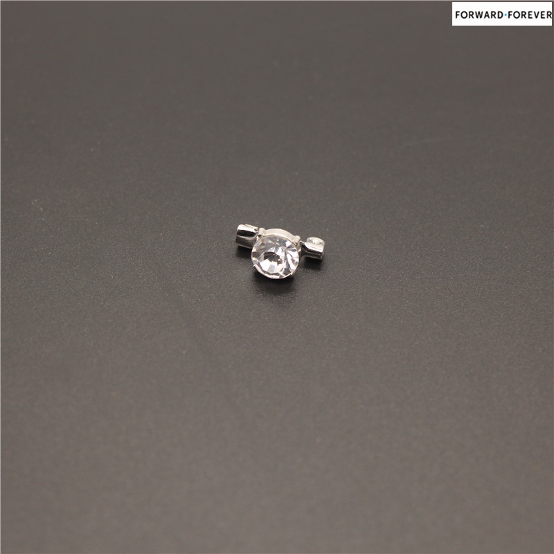 12 pcs small diamond brooches safety pin M30092