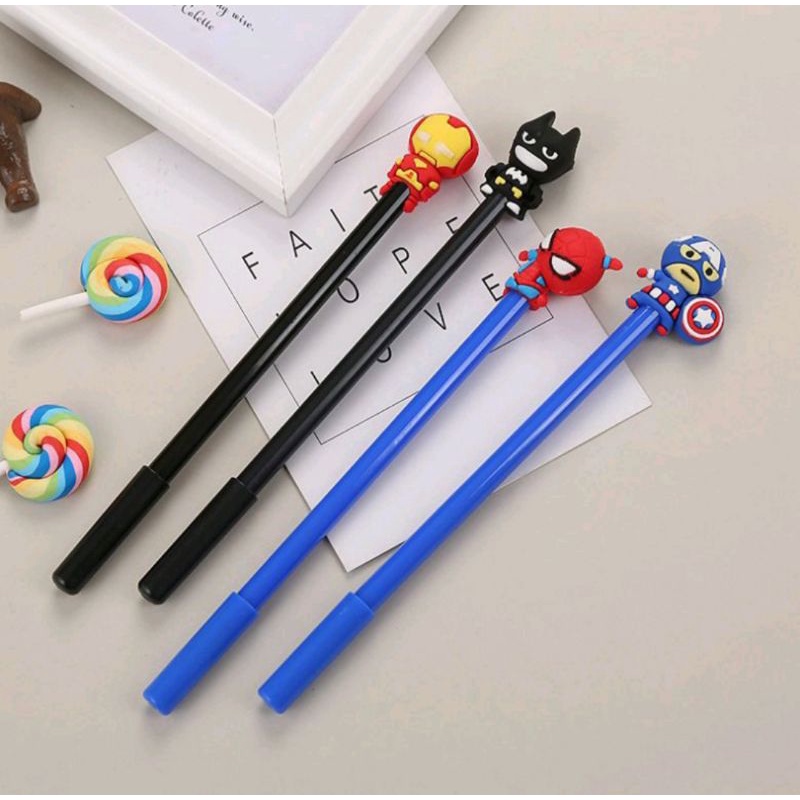 

Pen/Pulpen/Bolpoin Karakter Superhero Avengers (Pen Lucu Murah)