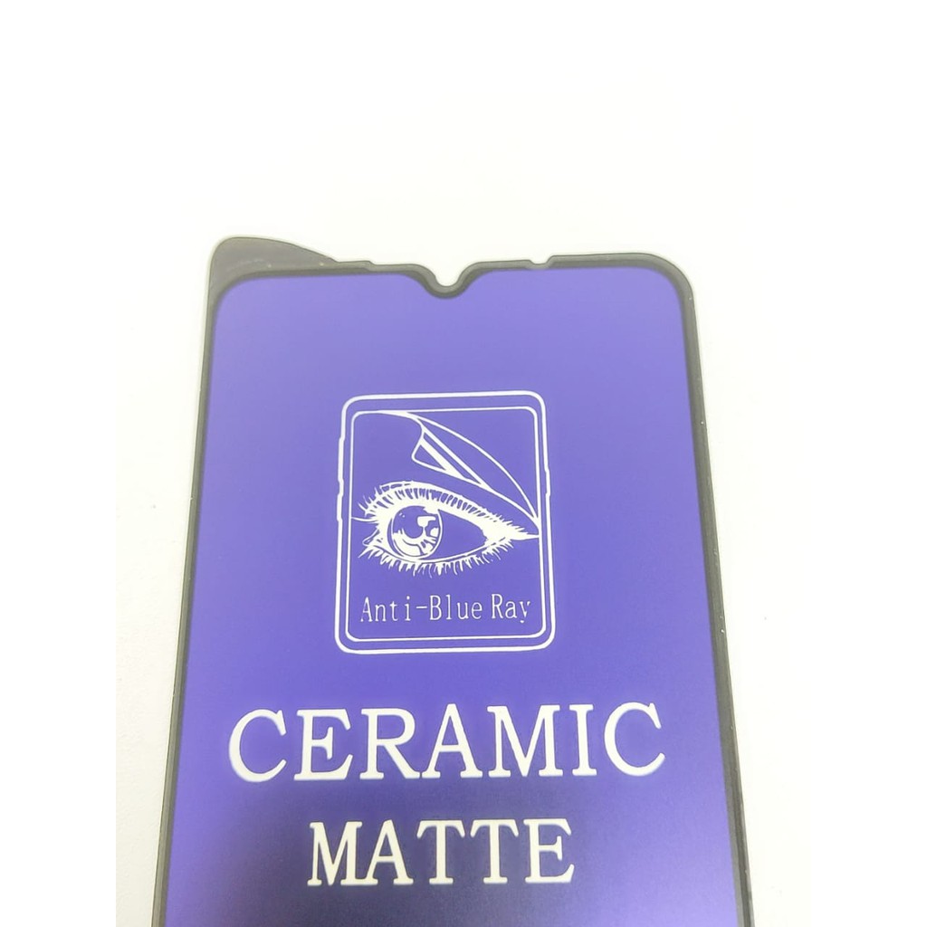 Ceramic MATTE Anti Blue OPPO A5 2020 A9 2020 6.5 Inchi Anti Gores Glare Full Layar No Sidik Jari