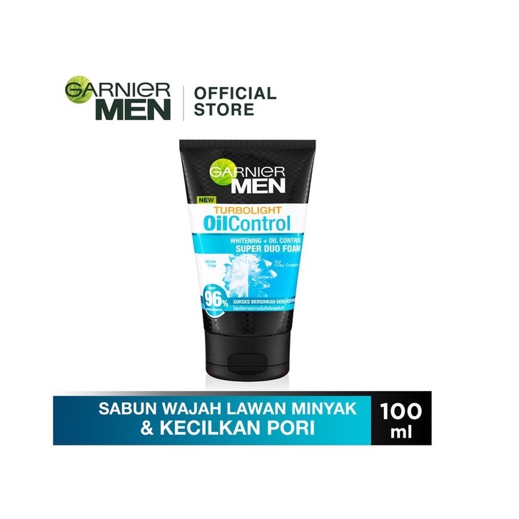 Garnier Men Bright + Oil Control Super Duo Foam 100ml