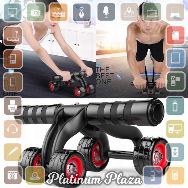 VKTECH Power Wheel Alat Fitness Roller - AD-2016A`8OWNCI-