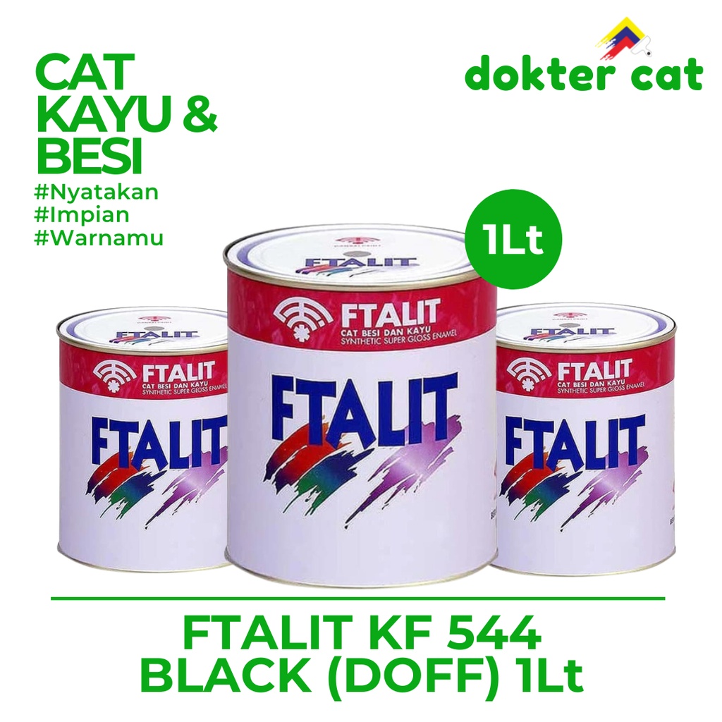 Jual FTALIT KF 544 1Kg (DOFF) / CAT FTALIT / KANSAI PAINT / CAT FTALIT