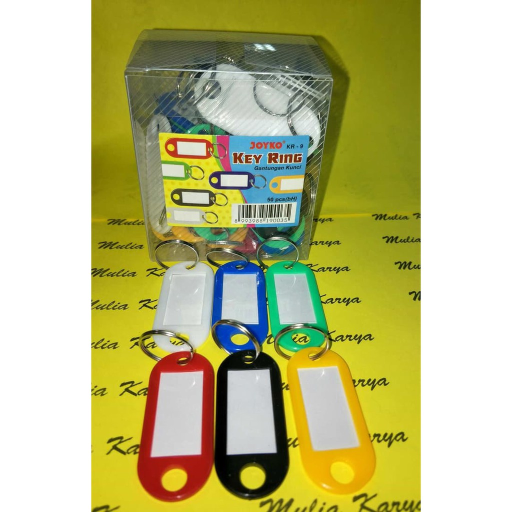 

Tinta Stempel - Plastik Wraping - Baterai Alkaline Gantungan Kunci Isi 50 Bh / Key Ring Joyko Kr 9