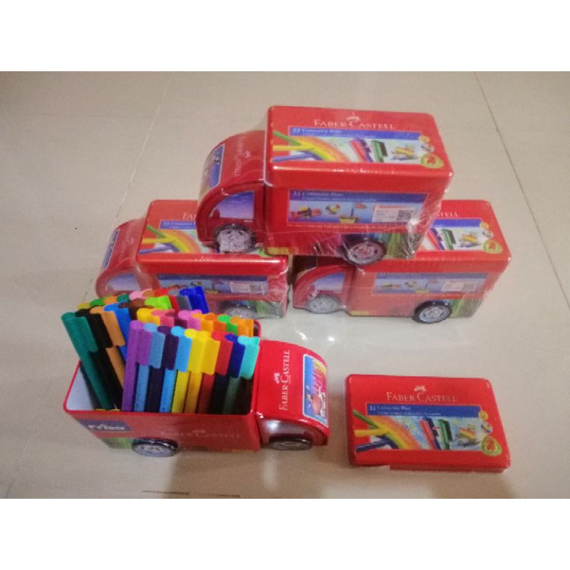 

One Faber Castell Pensil Warna Truck Connector Pen Mainan Anak Edukasi