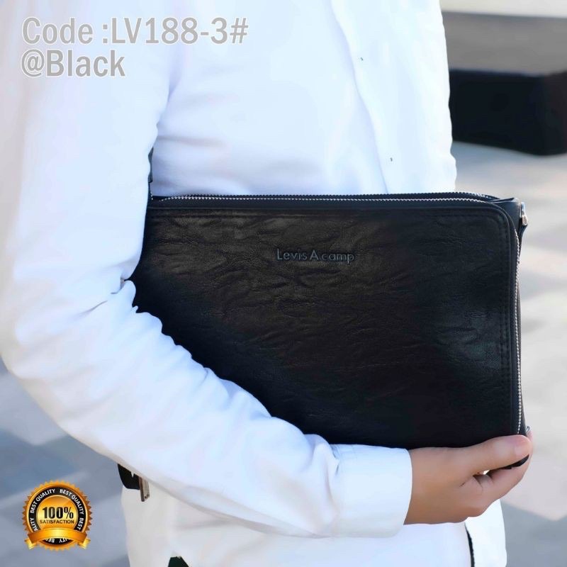 Tas Levis Tablet Document Leather Handbag 188-3  TYU 96  batam impor original fashion branded resell