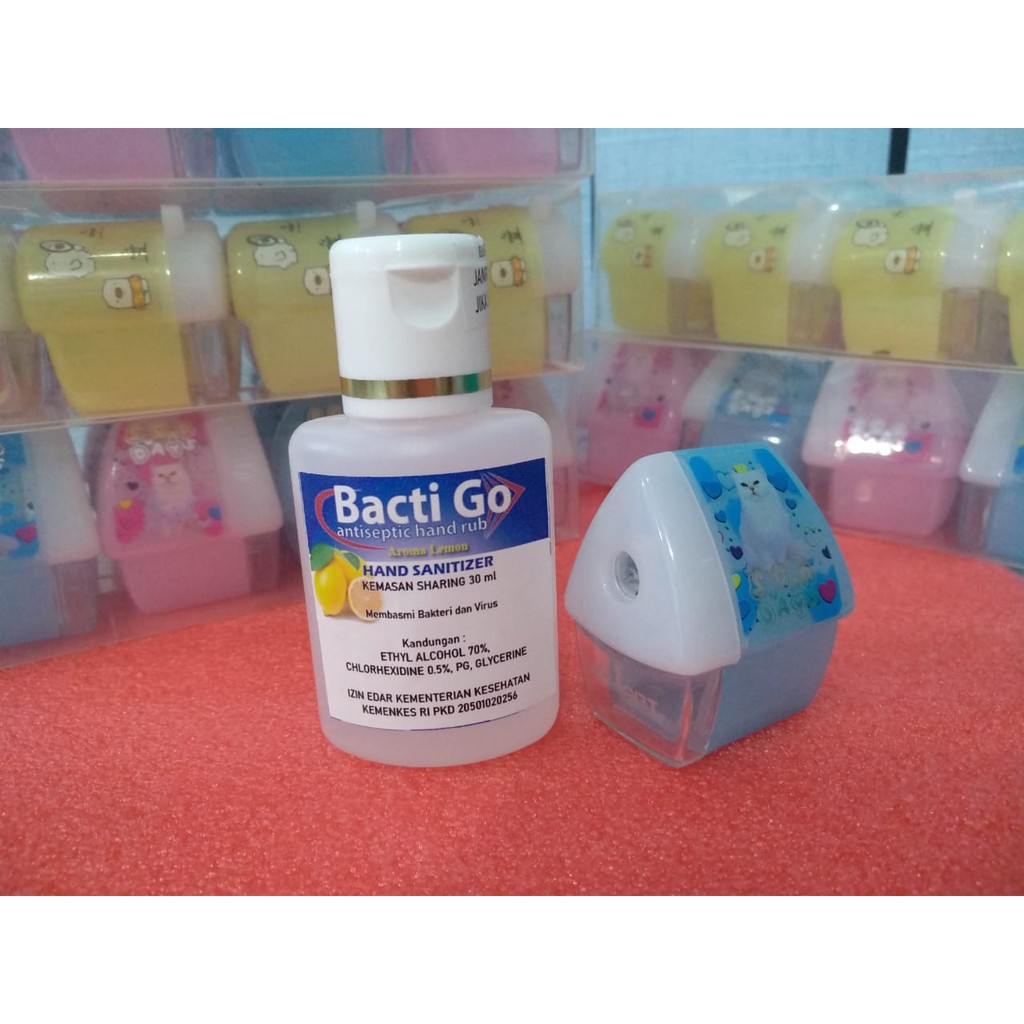 Jual Bacti Go Hand Sanitizer Kemasan Sharing 30 ml Free Rautan | Shopee ...