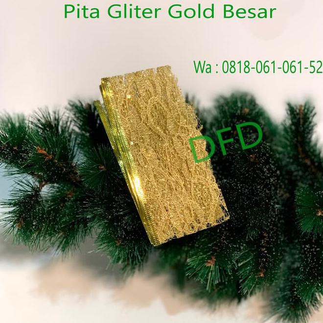 

PROMO AKHIR TAHUN PITA NATAL SUPER MURAH GLITER GOLD BESAR 2 METER KODE 1318