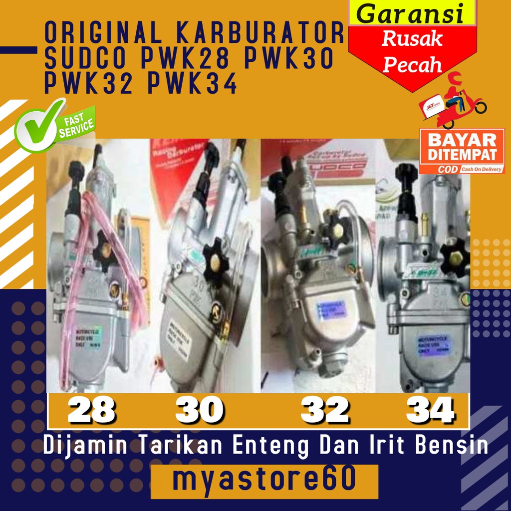 KARBURATOR KARBU SUDCO PWK28 PWK30 PWK32 PWK34 SUDCO KARBU PWK 28 PWK 30 PWK 32 PWK 34