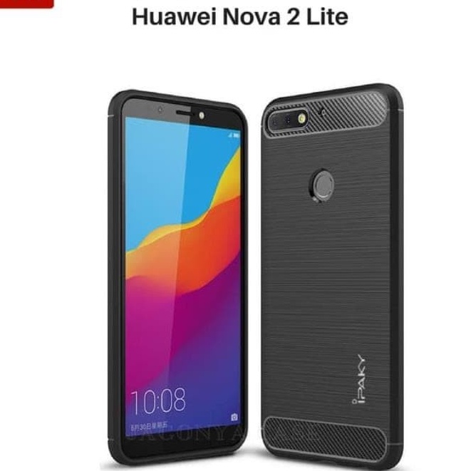 HUAWEI NOVA 3i NOVA 2i NOVA 2 LITE CASE SOFTCASE SLIM FIT IPAKY CARBON BLACK KARBON SOFT CASING COVER