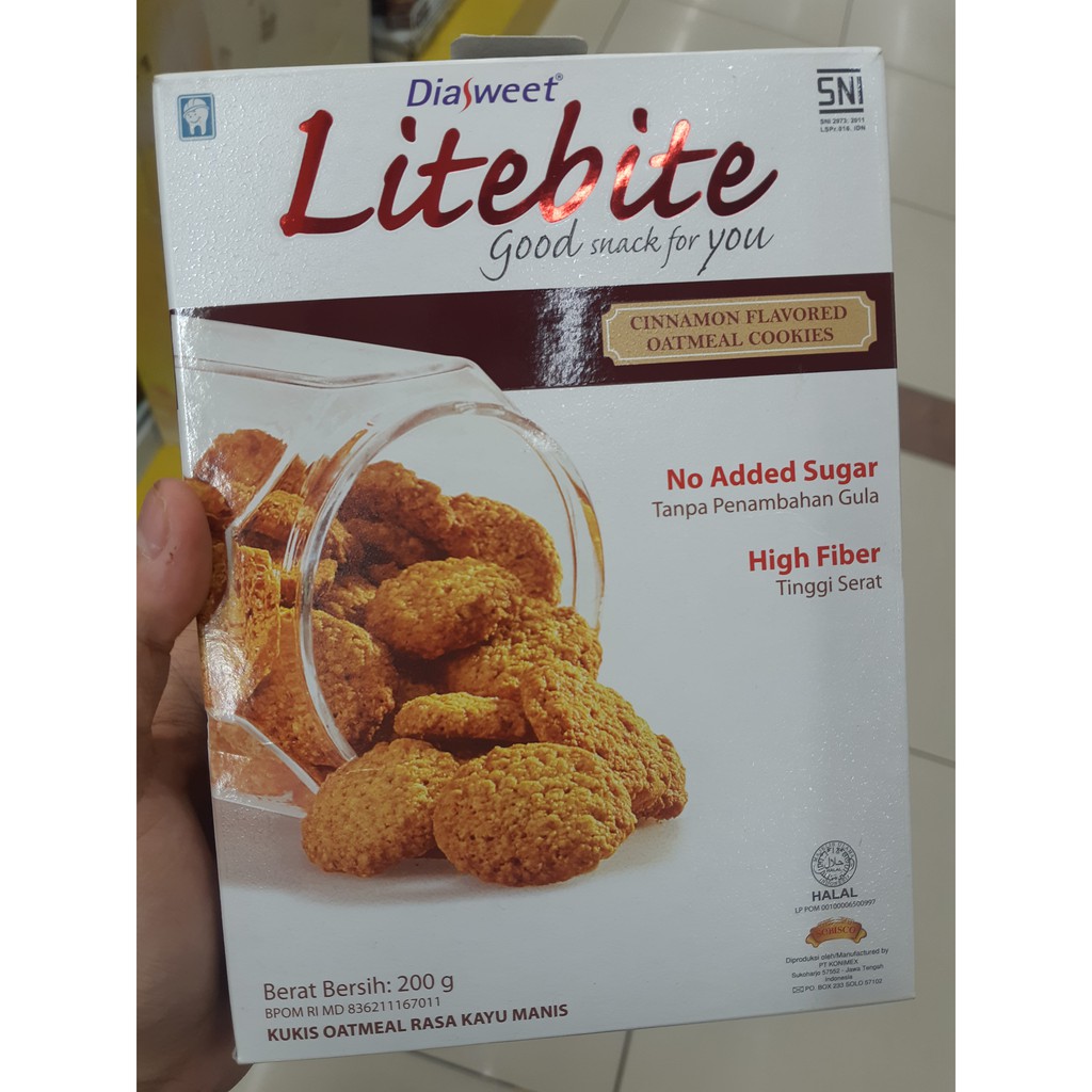 

[OVO VEGETARIAN DETECTED] Oatmeal Cookies Rasa Kayu Manis - Tanpa Penambahan Gula, Tinggi Serat