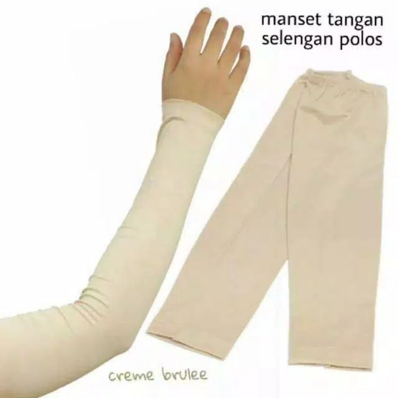 Manset tangan bahan kaos premium