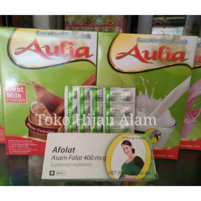 

Paket Susu AULIA + Afolat, FREE Tespek