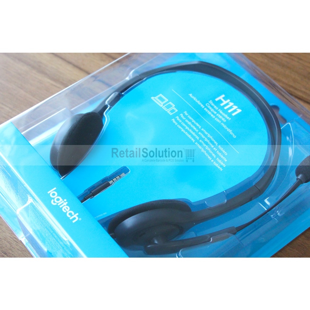 Headset Mic Stereo Jack 3.5mm - Logitech H111 Microphone