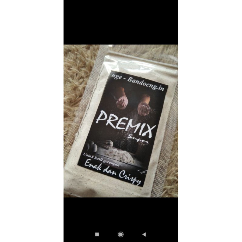 

Premix Tepung Super Crispy nge-Bandoeng. in