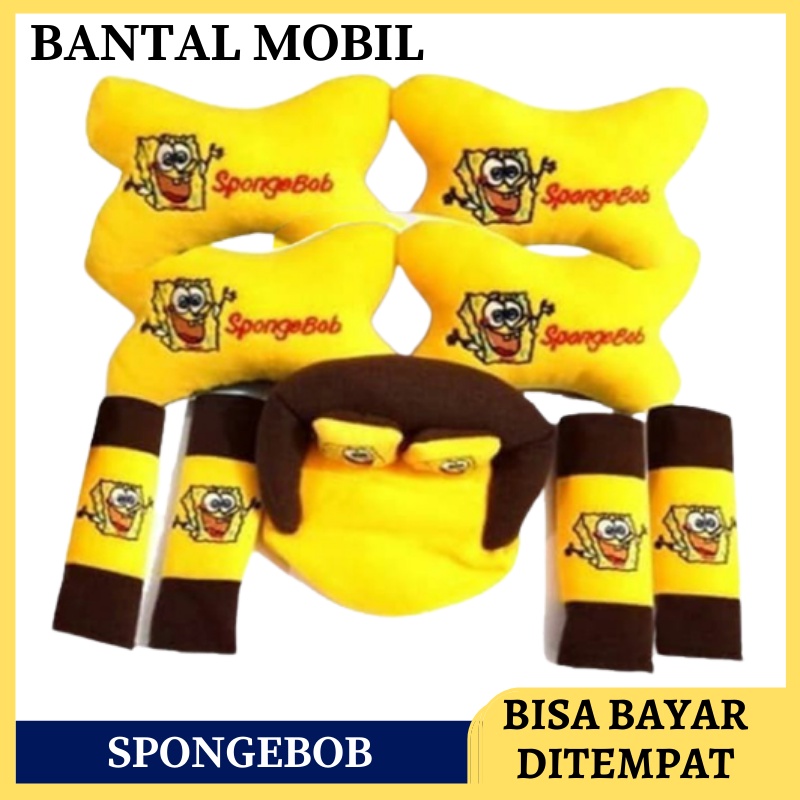 Bantal Mobil Bantal Mobil Headrest Bantal Mobil Karakter J4P2 Bantal Mobil Set Karakter Bantal Mobil